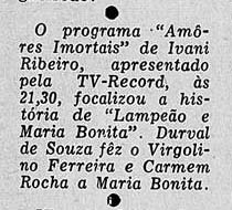 1956 - Durval de Souza em papel dramático